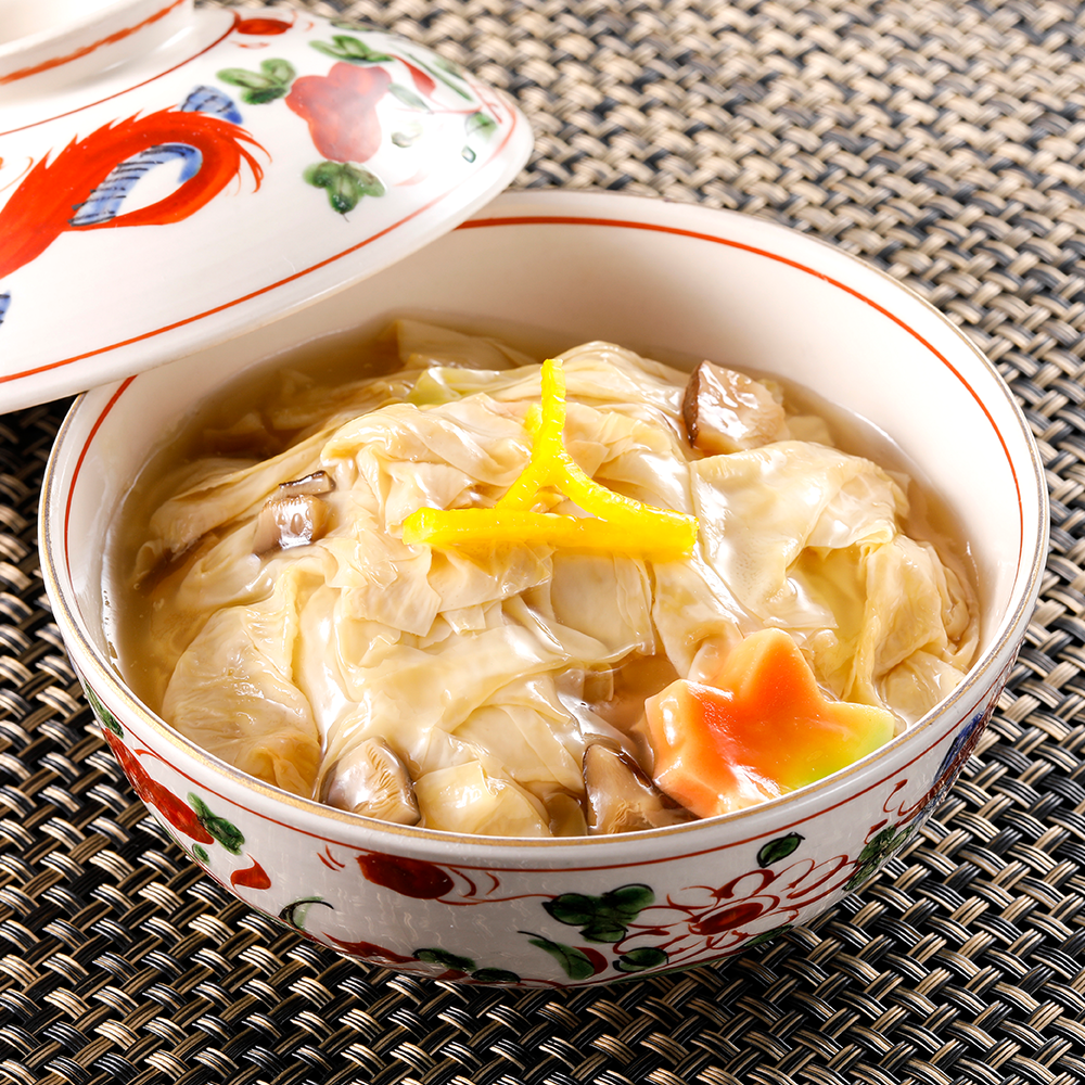 あんかけ湯葉と甘えび新丈椀セット（木箱入り）