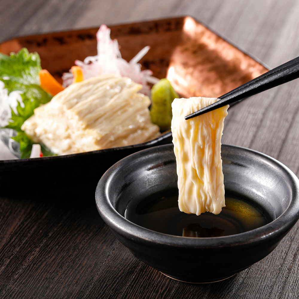 特濃とろ湯葉とおさしみ湯葉セット